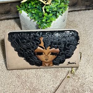 Hand painted wallet